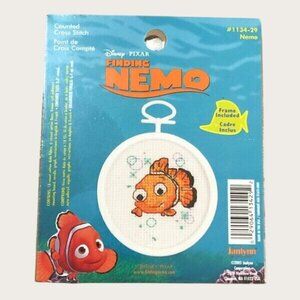 Disney Pixar Finding Nemo Janlynn Counted Cross Stitch Kit 1134-29 New